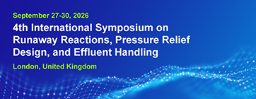 4th International Symposium on Runaway Reactions, Pressure Relief Design, and Effluent Handling