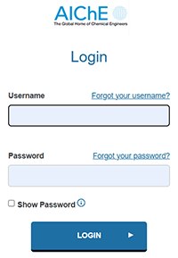 AIChE DIERS event registration